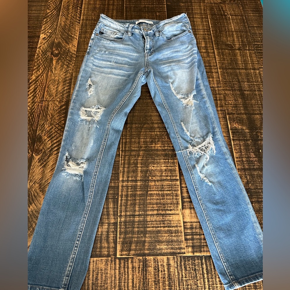 Kancan size 24 distressed jeans